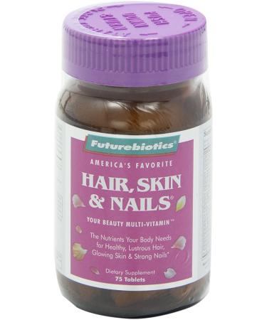 FutureBiotics Hair, Skin & Nails - 75 Tablets | Boost Beauty & Health - Buy Online on GoSupps.com