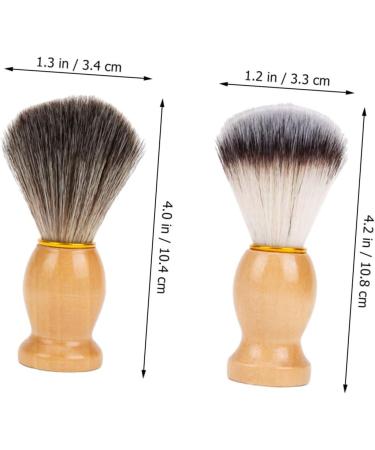 Minkissy 2-Pack Professional Whistle Cleaner & Razor Brush - Ideal Gift for Men | Nylon & Wool Hair Cleaning Tool - Buy Online on GoSupps.com