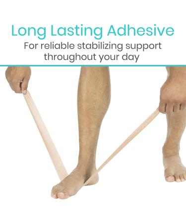 Vive Kinesiology Tape - 105ft Uncut Kensio Roll for Muscle and Joint Recovery - Waterproof Support for Shoulder, Back, Knee, Elbow, Ankle Pain Relief - Beige 2x105' - Buy Online on GoSupps.com