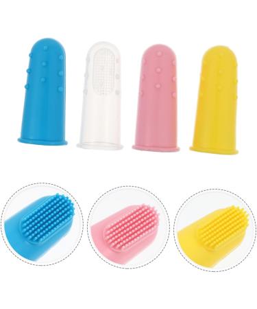 Orfofe 12-Piece Silicone Finger Toothbrush Set for Toddlers - Gentle Oral Care & Massager - Buy Online on GoSupps.com