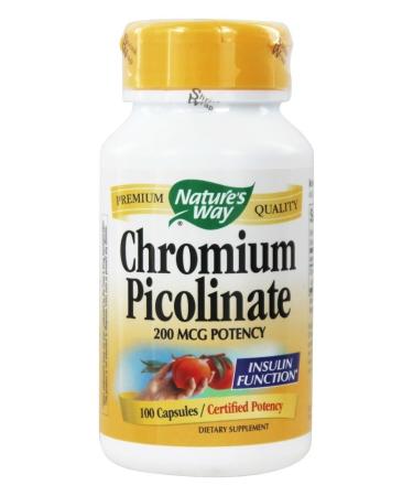 Nature's Way Chromium Picolinate 0.7 Lb 100 Count (Pack of 1)