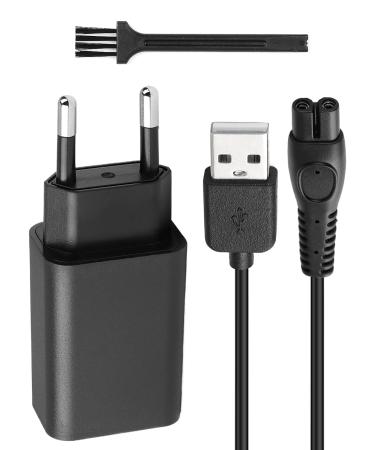 Chargeur 5V pour Rasoir Philips Norelco OneBlade QP2724 QP2734 QP2824 QP2834 QP4530 MG7910 MG9510 Adaptateur USB 1m C ble Compatible pour Rasoirs lectriques