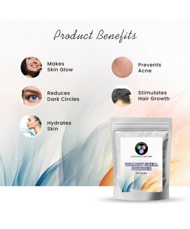 ABC Walnut Shell Powder Great for Face Scrub Natural Exfoliant For Skin Body Foot Scrub 100g (3.52 Oz) 3.5 Ounce (Pack of 1) - Buy Online on GoSupps.com