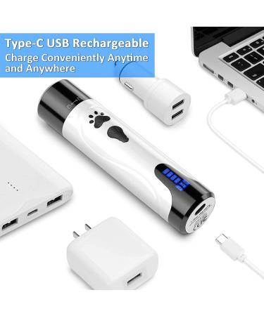 YABIFE Dog Nail Grinder Kit | Super Quiet Electric Pet Nail Trimmers for Dogs & Cats | 3 Speeds & 2 Grinding Wheels | Blue Scissor Design - Buy Online on GoSupps.com