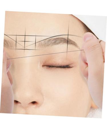 Housoutil 1box Locating Measuring Salon Embroidered Tools Auxiliary Makeup Rulers Drawing Supplies 6x4.5cm White - Buy Online on GoSupps.com