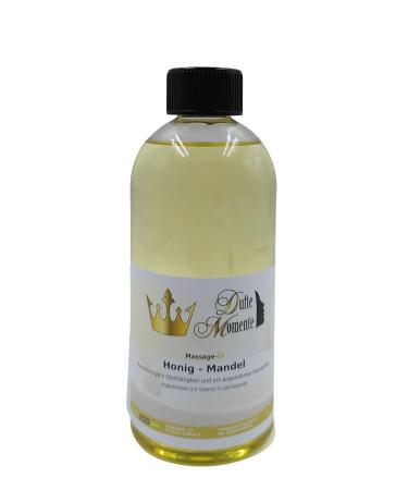 Billing moments massage oil 500ml honey-almond- composition from argan almond grape seed and sunflower oil- also for professional use