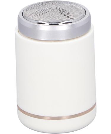 Electric Beard Trimmer Portable 6000RPM 3W Mini Beard Trimmer ABS Aluminum Alloy USB Charging Pocket Size for Travel (White) - Buy Online on GoSupps.com