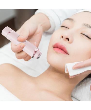 Bikini Trimmer Electric Bikini Shaver Leather Double Heads Body ShaverFacial Hair Remover for Face Lip Chin Underarm Legs Personal Groomer Pink - Buy Online on GoSupps.com