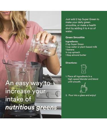 Your Super Organic Super Green Superfood Powder - 5.03 Oz. - Buy Online on GoSupps.com