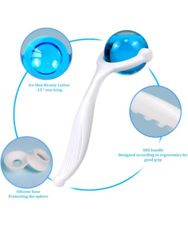 Ice Globes for Face & Eyes - Best Ice Roller Beauty Facial Tools (Blue) | Shop Internationally - Buy Online on GoSupps.com