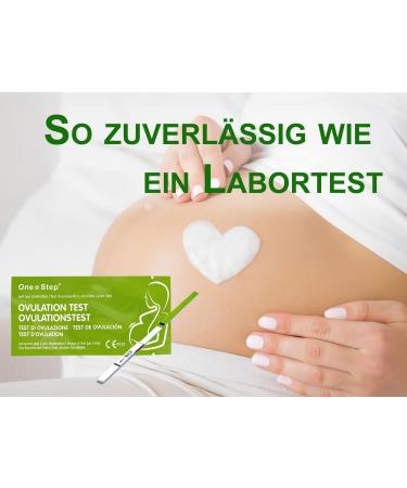 20 X One+Step Green Line Ovulation Test - High Sensitivity Fertility Test for Women - 20 Pack Ovulation Tests for Accurate Results - Buy Online on GoSupps.com