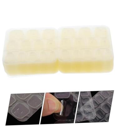 PLAFOPE 50 Sheets Nail Jelly Glue Sticky Tab For False Nails Nail Glue Tab Keywords Silica Gel Tape Double Sided Manicure - Buy Online on GoSupps.com