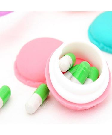 WKTRSM Macaron Storage Box - Portable Jewelry & Medicine Organizer (6 Pieces) for Earrings Rings Earphones & More | Ideal Travel Accessory - Buy Online on GoSupps.com