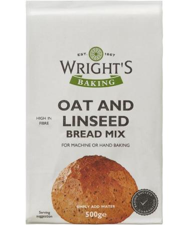 Wright's Baking | Bread Mix Selection Pack (2 Packs Mixed Grain Bread Mix 500g + 2 Packs Oat & Linseed Bread Mix 500g) | For Machine or Hand Baking - Buy Online on GoSupps.com