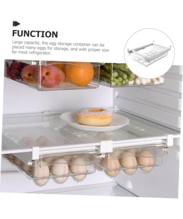 Shelf Pull Fridge Out Clear Storage Organizers Dispensers Trays Food Drawer Household re-usable - Buy Online on GoSupps.com