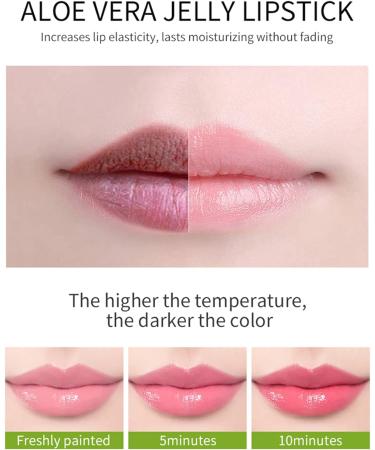 Aloe Vera Lip Balm Magic Colour Changing Lipstick Long Lasting Lip Balm Set Lips Moisturizer Aloe Vera Lip Stick for Women Girls (3 Pack) - Buy Online on GoSupps.com