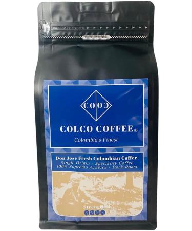 COLOMBIAN Speciality Coffee | Don Jose | The Perfect Espresso/TINTO | Dark Roast | Single Origin Supremo Arabica Coffee Beans (250g Resealable Bag) - Buy Online on GoSupps.com