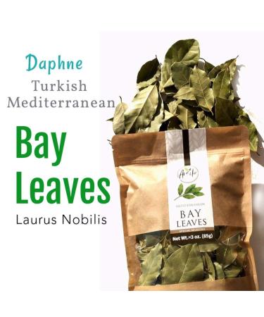 Arselia Wild Dried Bay Leaves Whole 2 Oz | Mediterranean Laurel Nobilis | Premium Quality | Natural All Green - Buy Online on GoSupps.com