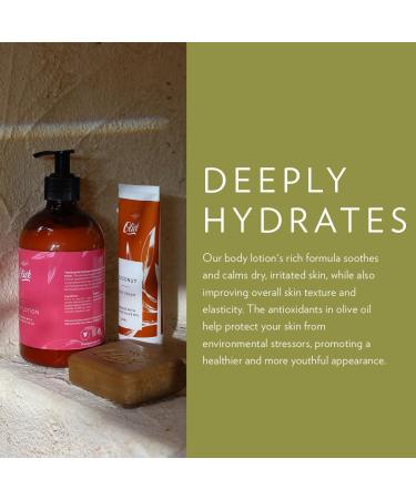 Oliv 100% Pure Olive Oil Body Lotion with Lavender Scent Made with Natural Ingredients | Gentle Hydration & Nourishing Care for Soft Smooth Healthy-Looking Skin | 500ml Pump Bottle - Buy Online on GoSupps.com