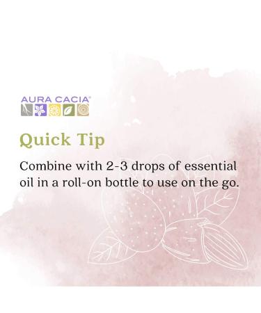 Aura Cacia Organic Sweet Almond Oil 118ml (4 fl. oz.) | GC/MS Tested for Purity - Buy Online on GoSupps.com
