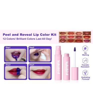 Kukubird Peel & Reveal Long Lasting Natural Waterproof Smudge Proof Lip Tints - 1 Minimal - Buy Online on GoSupps.com