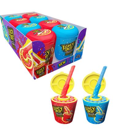Strawberry & Raspberry Flavoured Gummy Dipperz 96g - Gummy Sticks With Sour Gel Candy (2) - Buy Online on GoSupps.com