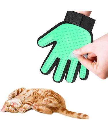 Washing glove for cats cat gloves cat glove Fell care cat gloves brush fello care shoe made of silicone glove cat brush dog brush nursing shoe for pets 1 green 1 green.