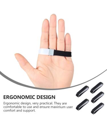 Bunion Corrector & Toe Separator Guard - Elastic Black Feet Wrap for Bunion Relief - 4x1.3cm - Buy Online on GoSupps.com