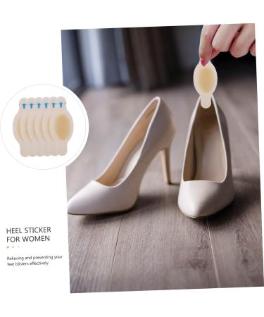 FRCOLOR 10pcs Clear Heel Stickers for Women's Shoes - Gel Heel Pads for Comfort & Prevention | International Shipping - Buy Online on GoSupps.com