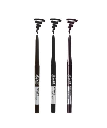 Kiss Luxury Eyeliner in Classic Black - Smudge-proof Formula for Intense Definition - Buy Online on GoSupps.com