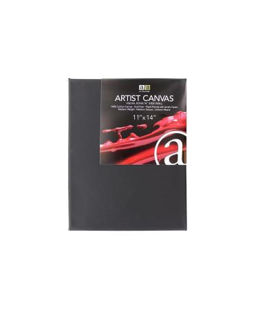 Art Advantage Artist Canvas  11 by 14-Inch  Black 11-inch x 14-inch Canvas