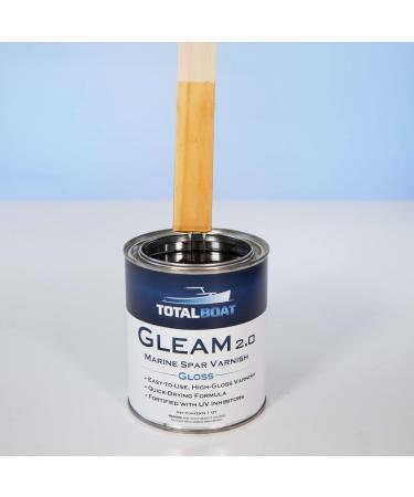 TotalBoat Gleam Marine Spar Varnish - 1QT. - Satin Low-Sheen - Buy Online on GoSupps.com
