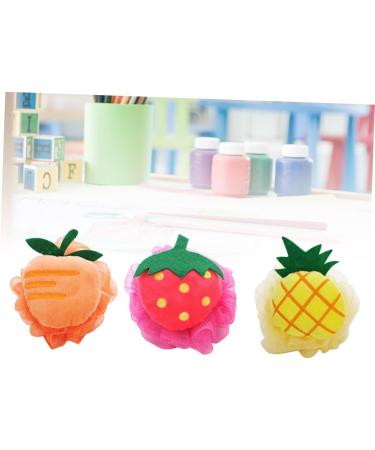 Buy Mikinona 3pcs Loofah Pad Mesh Shower Ball - Bath Scrubber & Baby Shower Accessories | Fast International Shipping - Buy Online on GoSupps.com