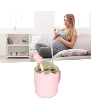Convalescent Drinking Cup Drinking Aid 1.5mm Pore Feeding Cup Cover to Prevent Leakage 360 Degree Rotation for Home Use (Pink) - Buy Online on GoSupps.com