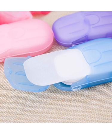 Buy 10 Boxes of Disposable Paper Soap with Plastic Box - 200 Portable Soap Tablets in 6 Scents | Eco-Friendly Travel Soap Leaves - Buy Online on GoSupps.com