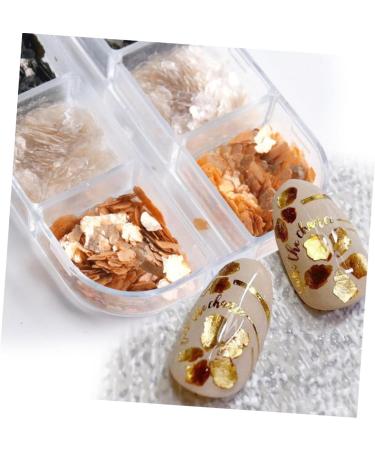  Healvian Healvian 5 Dozen Nail Decorations Manicure Supply DIY Mica Slice Glitter Decor Nail Art Flake Bling Decor Nail Polish Nail Gel Manicure Decoration Nail Art Jewelry Mica Slice - Buy Online on GoSupps.com