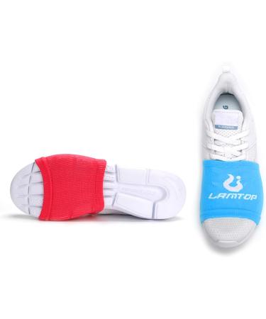 Dance Socks for Smooth Floors - 4 Pairs for Ballet Dancers, Pivots, Turns - Protect Knees (Black, Grey, Blue, Pink) - Buy Online on GoSupps.com