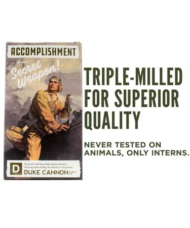 Duke Cannon Supply Co. WWII Collection Big Ass Brick of Soap Bar for Men - Bergamot & Black Pepper 3-Pack 10 oz - All Skin Types - Buy Online on GoSupps.com
