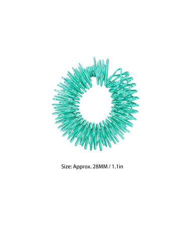 Acupressure Spiky Finger Rings for Fidget Relief | International Shipping - Green Massage Finger Ring - Buy Online on GoSupps.com