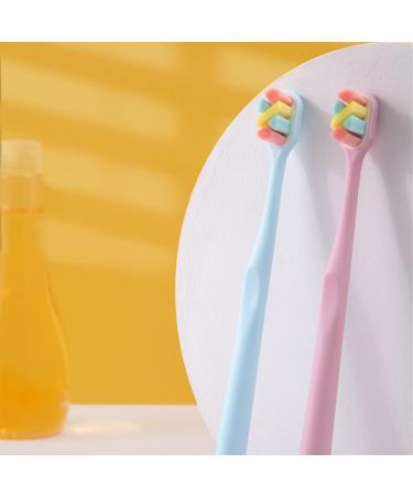NGCG Extra Soft Toothbrush for Sensitive Teeth - Gentle Bristles Gum Care Multicolored Sea Waves Design for Adults - Buy Online on GoSupps.com