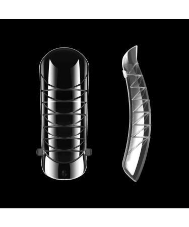 Tecanne Poly-Nail Extension Gel - Double Shaped Coffin & Ballerina Full Cover Tips | Transparent Polygel for Acrylic Nails - Buy Online on GoSupps.com