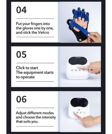 ZZBB Stroke Hand Splint Finger Training Stretching Functional Grip Assistive Gloves Rehabilitation Training Equipment Left Small - Buy Online on GoSupps.com