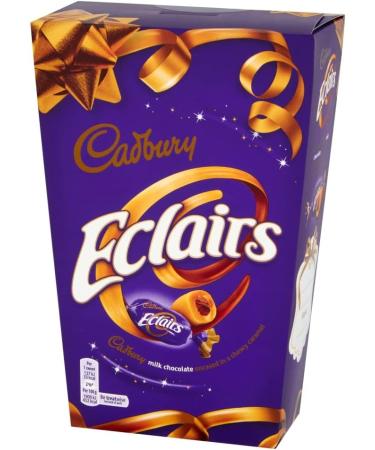 Cadbury Eclairs OFFICIAL Milk Chocolate-Centred Caramel Sweets in Carton Boxes for Celebratory or Festive Sharing 6 x 420 g 420g - Buy Online on GoSupps.com