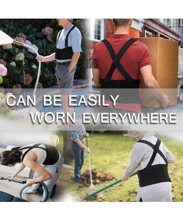 Adjustable Waist Support Belt | Industrial Back Support for Weight Lifting | Medical Lumbar Spine Relief | Shoulder Straps | Pain Relief & Comfort - Buy Online on GoSupps.com
