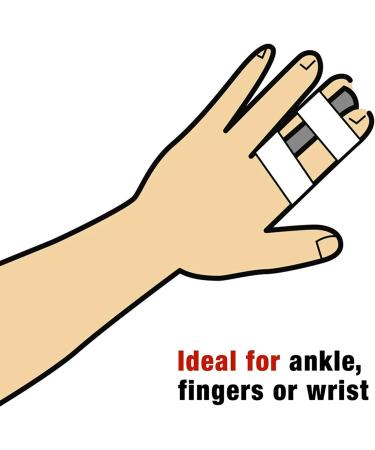 Ace Black Sports Tape 1.5 Inch X 10 Yard (Pack of 18) - 18.10 lbs | 289.6 oz - Buy Online on GoSupps.com