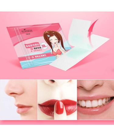 Lurrose 30pcs Face Wax Strips | Small Wax Strips for Hair Removal Near Lips | Effective & Gentle Facial Hair Removal - Buy Online on GoSupps.com
