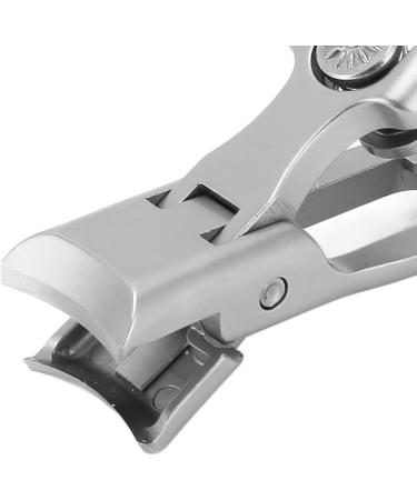 Stainless Steel Nail Clipper Wide Jar Openning Fingernail Toenail Clipper for Thick Nails 16mm - Buy Online on GoSupps.com