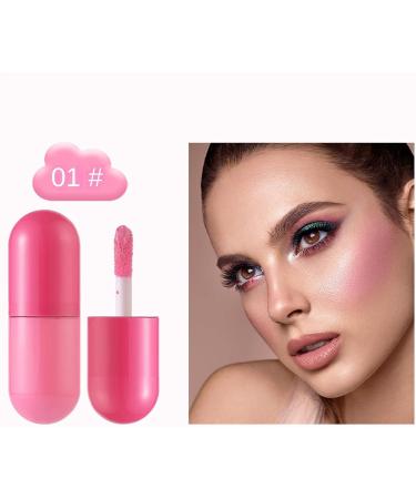Makeup Liquid Blush Blush Liquid Natural Blush - Light Blendable Color Highlighter Highlighter Rougin All Day for Eyes and Cheeks Makeup - Buy Online on GoSupps.com