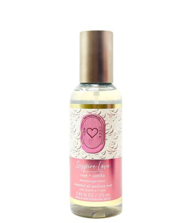 Bath and Body Aroma Rose Vanilla Essential Oil Mist 6 fl oz / 177 ml Fragrance notes: rose and vanilla Pack of 1