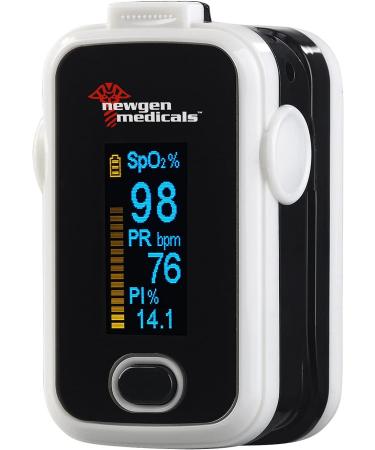 Buy Newgen Medicals Pulsoximeters | OLED Finger Pulse Oximeter with Bluetooth & App for Accurate Oxygen & BP Monitoring - Buy Online on GoSupps.com